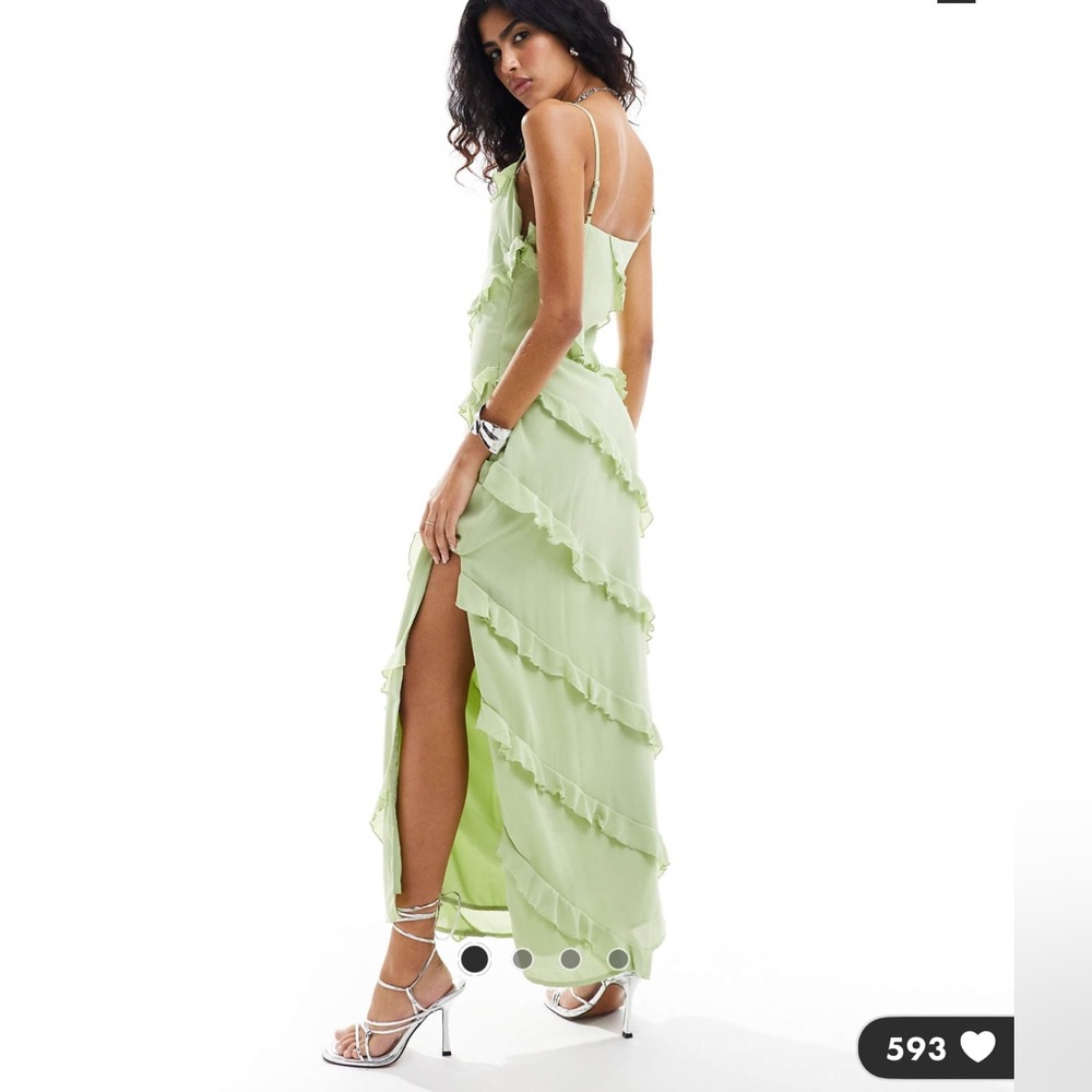 Pretty Lavish Dress, size 4, Pistachio Green